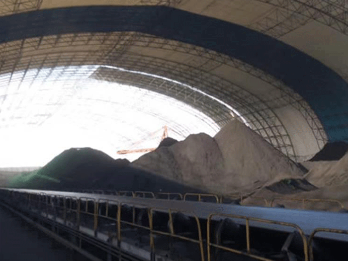 冀州煤棚料仓网架